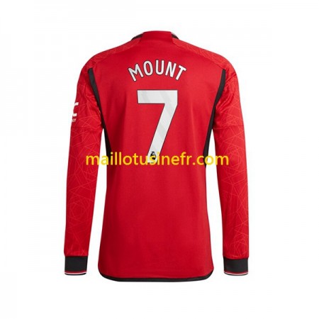 Maillot de Foot Manchester United Mount 7 Domicile 2023-24 Manches Longues